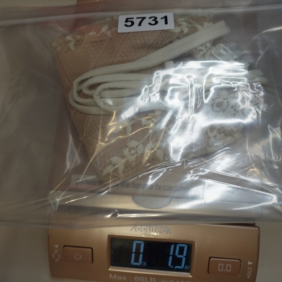 Y2K Lace Trim Cami Top Med Beige Cream Sheer Mesh Coquette Fairy Feminine Dainty - Picture 7 of 7